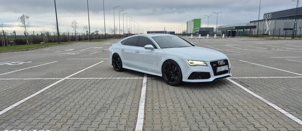 Audi RS7 cena 158000 przebieg: 170000, rok produkcji 2014 z Wrocław małe 191